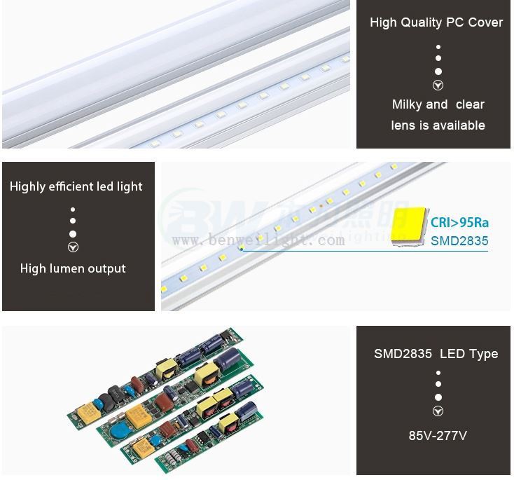 LED tube light cri 97