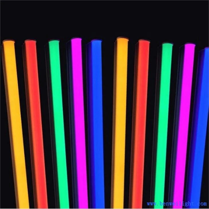 Ip65 Led Tube Lub Teeb Rgb 18w 4ft Waterproof T8 Tube Teeb