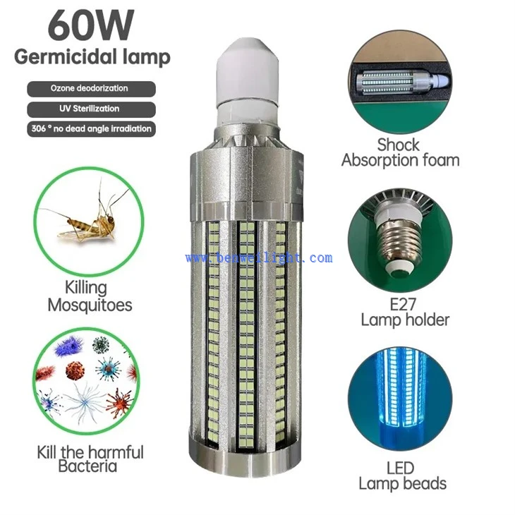 60W UVC Germicidal LED Bulbs 2