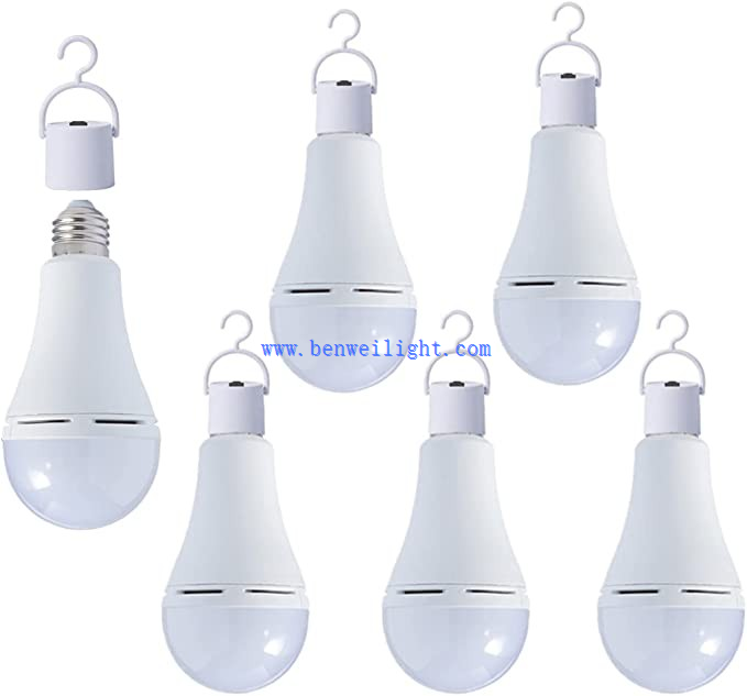 A19 Rechargeable Emergency Teeb Qhov muag teev