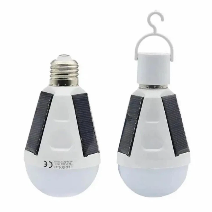 Solar Rechargeable 12W LED Light Bulb