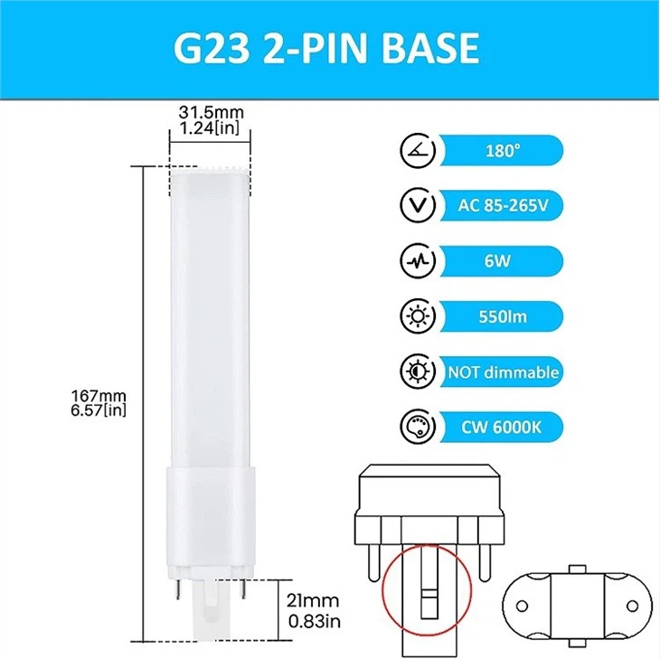 g23 led bulb details