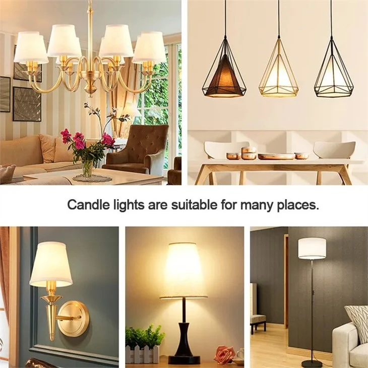 Flame Tip Candle Light Bulbs applicaton