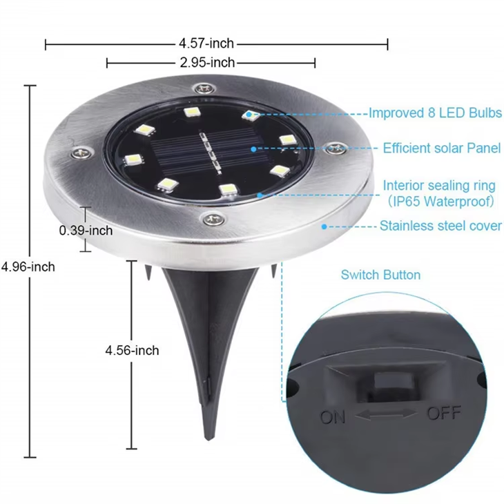 2V 10W LED Outdoor Garden Spotlights Landscape Light best