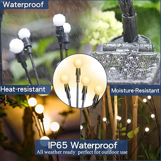 Solar Garden Lights - Upgraded Solar Swaying Light, Sway By Wind, Outdoor Lights, high quality