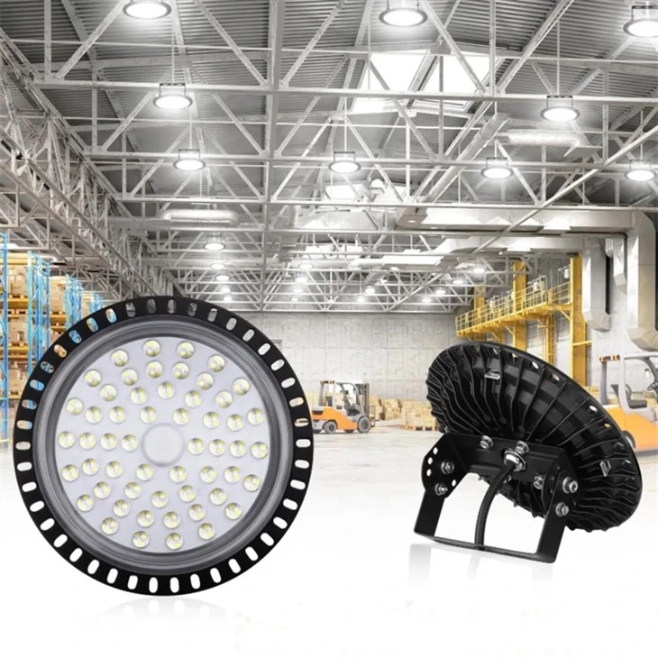300W High Bay UFO LED Teeb Lub Teeb