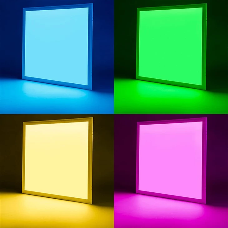 60x60 CM RGB Vaj Huam Sib Luag Teeb