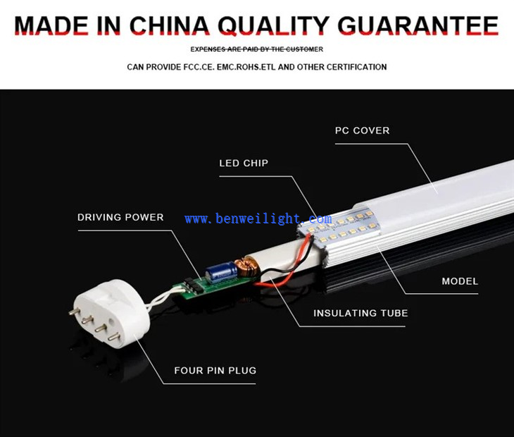 2G11 4 Pin Base LED Tube Light detail1