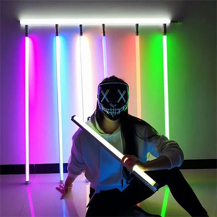 Neon Tube RGB lub teeb (16 xim) - 60 cm multi {{xim