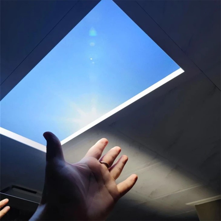 LED Receesed Ntuj Lgiht Hniav Qab nthab Teeb Dimmable