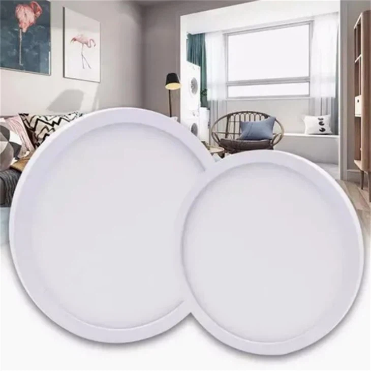 Round Led Surface Mounted Vaj Huam Sib Luag Ceiling Teeb