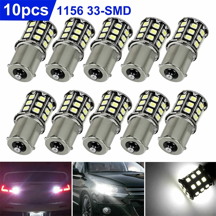 RV Sab hauv LED Teeb: 1156/1141 33-SMD Ultra Bright