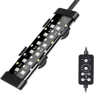 35W Ntse Aquarium Teeb, Bluetooth LED Teeb