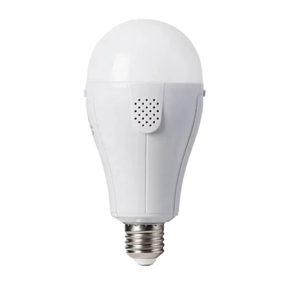 9W LED cov roj teeb thaum muaj xwm ceev rov qab E27 lub teeb 6000K