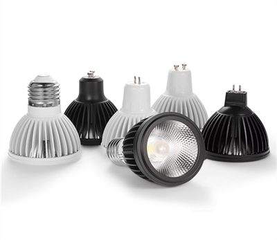 10pcs / ntau LED COB tsom teeb E27 GU10 GU5.3 AC85-265V / MR16 DC12V