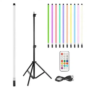 Tripod Stand Portable Rechargeable Led Lub teeb