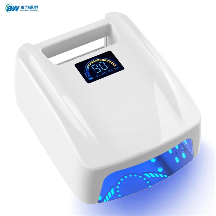 72W Wireless LED Nail Lamp Portable Quick-Nyob