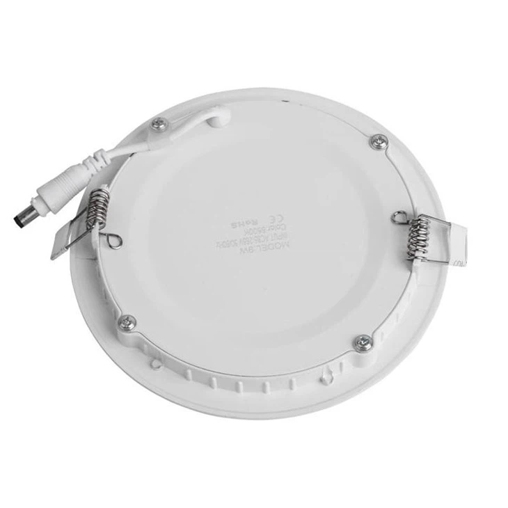 Ultra Slim Round Circle LED Vaj Huam Sib Luag Teeb